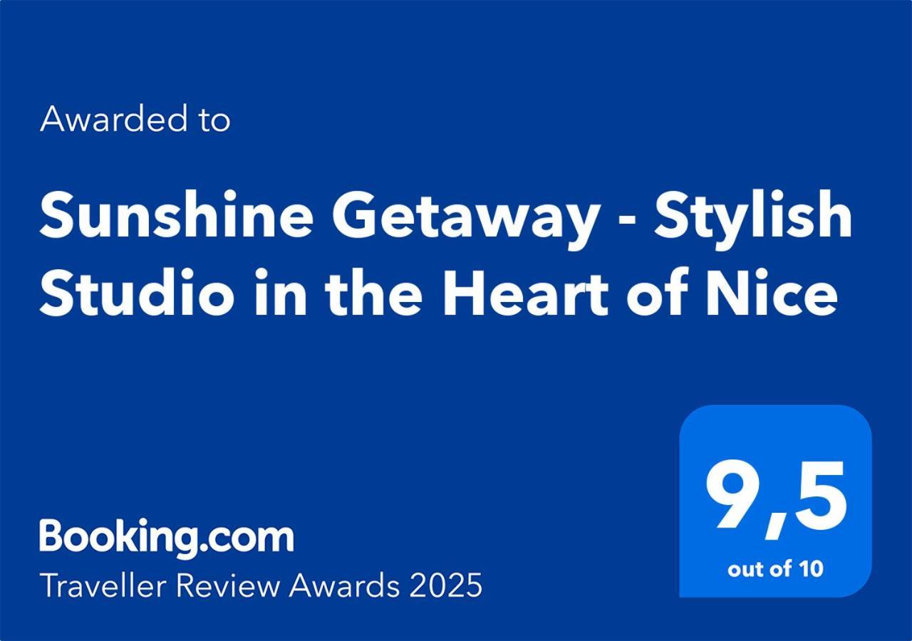 Sunshine Getaway - Stylish Studio In The Heart Of 尼斯 外观 照片